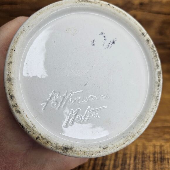 Tea "Te" ceramic pottery container with lid - Picture 9 of 9